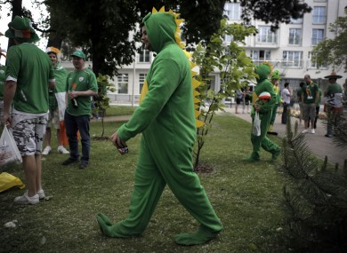 Irish fans in Sopot this week.