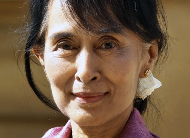 Aung San Suu Kyi, arrives at Oxford University in Oxford, England, earlier this week