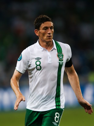 Andrews played in all three of Ireland's Euro 2012 games.