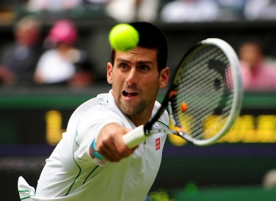 Djokovic secured a comfortable victory today.