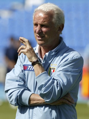 Trap as Italy boss in 2004.