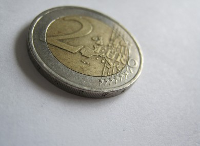 A regular €2 coin, available today for €2