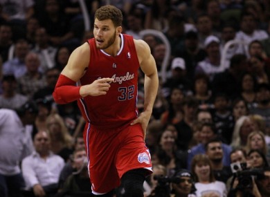 Griffin has injured his knee.
