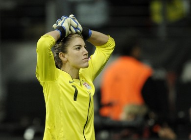 Solo is a goalkeeper for the US women's team.