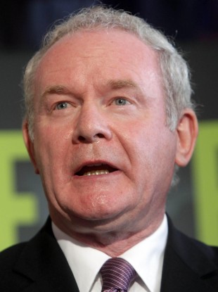 Northern Ireland Deputy First Minister Martin McGuinness