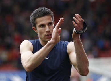 Van Persie seems set for the Arsenal exit door, after the player expressed his desire to leave the club earlier in the week.
