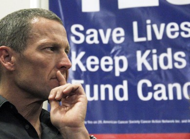Lance Armstrong: facing doping probe in US.