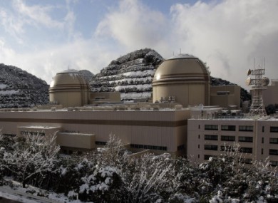 File photo showing reactors No 3 and No 4 (left) of the Ohi nuclear power plant.