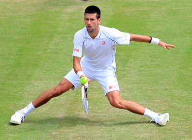 Djokovic against Florian Mayer.