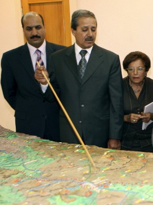 File photo of Nawaf Fares (centre)
