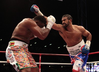 Haye and Chisora have had a long-running feud.