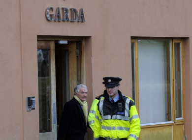 FILE photo of Seán Fitzpatrick outside a garda station in 2011.
