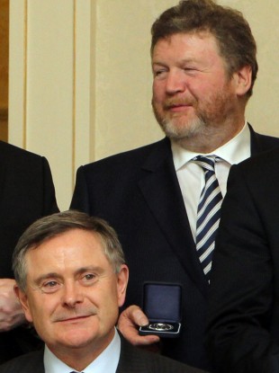 Brendan Howlin (L) and James Reilly