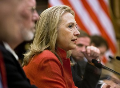 US Secretary of State Hillary Rodham Clinton