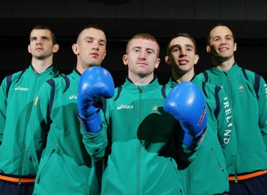 The Irish team minus Katie Taylor.
