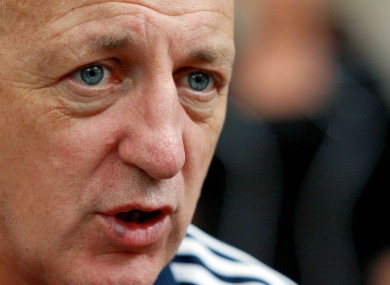 Conor Counihan faces the press on Leeside yesterday.
