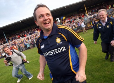 Clare manager Davy Fitzgerald.