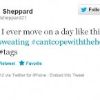 Karl Sheppard loves his hashtags.