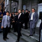 Outside the Department of Foreign Affairs in this undated picture PIC EAMONN FARRELL/PHOTOCALL IRELAND!