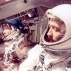Astronauts Edward H White and James McDivitt inside the Gemini IV spacecraft
Pic: NASA