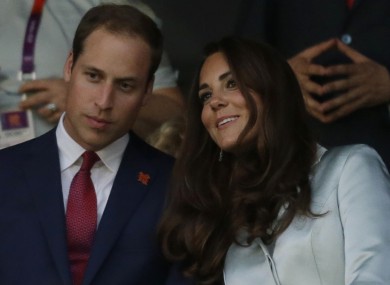Prince William and Kate at the Olympics opening ceremony last Friday.