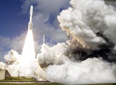 The rocket carrying the Mars rover lifts off in Florida
