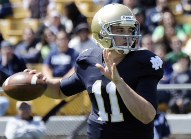 Tommy Rees is no longer the Notre Dame starting quarterback.