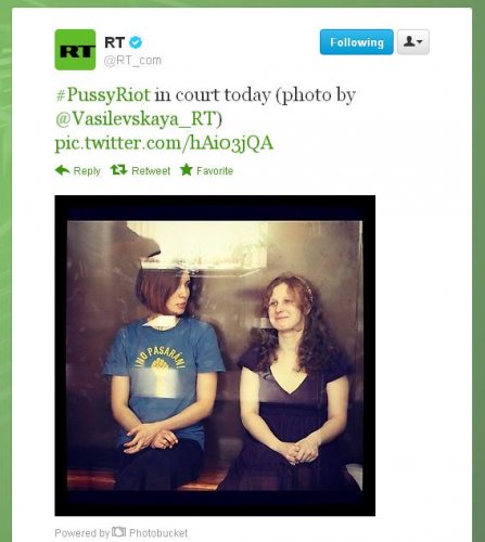 Pussy Riot court RT
