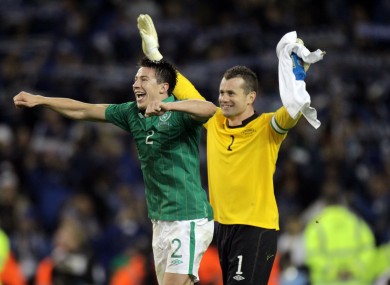 Sean St Ledger was one of the first players to tweet a tribute to Shay Given.