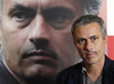 Real Madrid's coach Jose Mourinho.