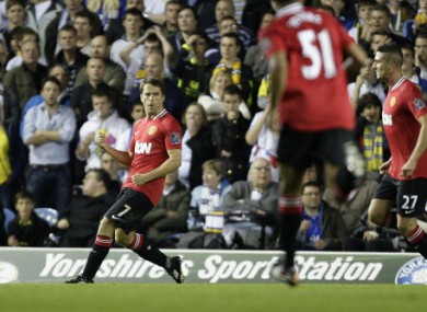 File photo of Michael Owen playing football.