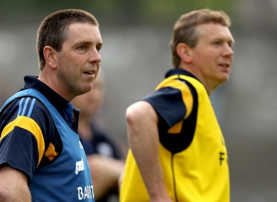 Clare U21 joint managers Gerry O'Connor and Donal Moloney.