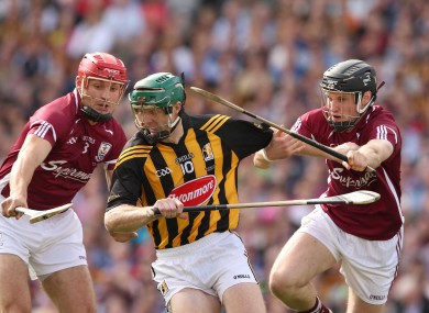 Henry Shefflin in action in the drawn All-Ireland final against Galway.