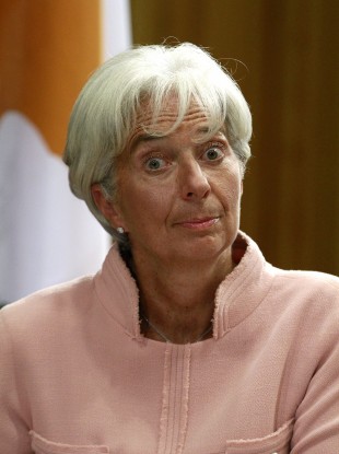 Head of the IMF Christine Lagarde