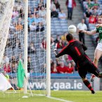 GAA Football All Ireland Senior Championship Quarter-Final, Croke Park, Dublin 4/8/2012
Mayo vs Down
Mayo's Michael Conroy scores his sides third goal
Mandatory Credit ©INPHO/James Crombie