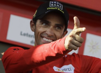 Alberto Contador is included in the nine-man Spanish team.