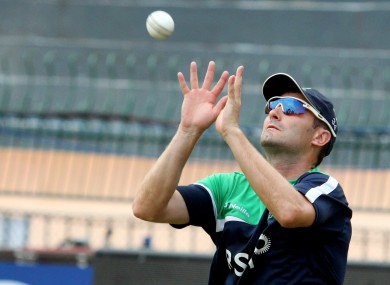 Ireland's Tim Murtagh trains on Tuesday.