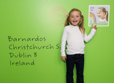 Pictured at the launch is five-year-old Swords girl Hannah Mahony