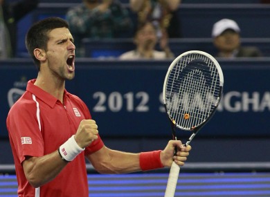 Djokovic today.