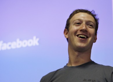 Facebook CEO Mark Zuckerberg