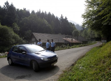 Authorities block access to the site where the shooting occurred (File photo)