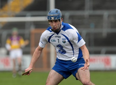Jamie Nagle was part of a successful Dungarvan side in the Waterford SHC over the weekend.