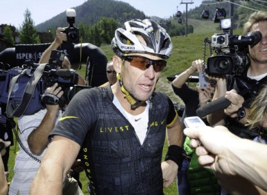Lance Armstrong.