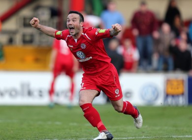 Expect some more of this: Sligo's Raffaele Cretaro celebrates.