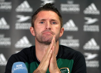 Robbie Keane in Torshavn this week.