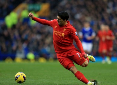 Luis Suarez: under pressure.
