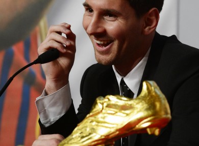 Leo Messi: going nowhere.