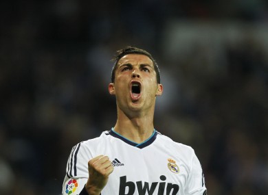 Setting the questions today is Real Madrid star Quiz-tiano Ronaldo (no, not really).