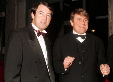 File photo: Michael Lowry with Denis O'Brien back in 1997