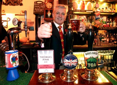 Warren Gatland pictured at a British and Irish Lions photocall in London yesterday.